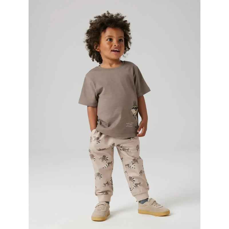Name it bukser KEONEL - Simply Taupe-Bukser-Name it-Ollifant.dk