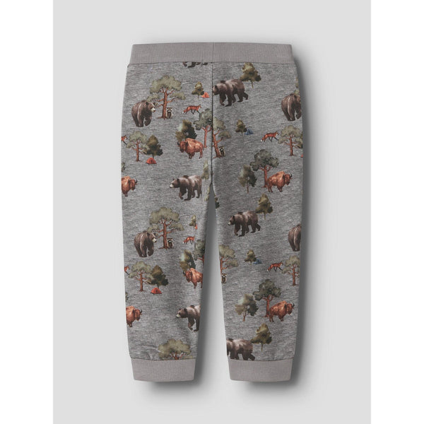 Name it bukser OLIN - Grey Melange-Bukser-Name it-Ollifant.dk