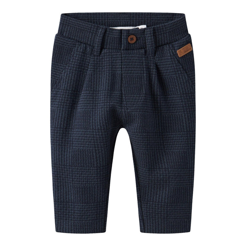 Name it bukser ROBINO - Navy Blazer/Check-bukser-Name it-Ollifant.dk