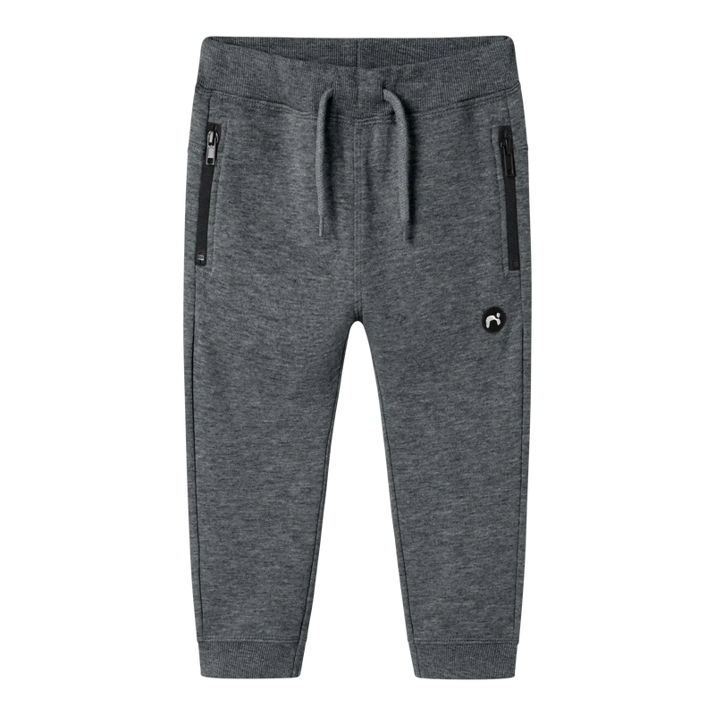Name it bukser VIMO NOOS - Dark grey melange-Bukser-Name it-Ollifant.dk