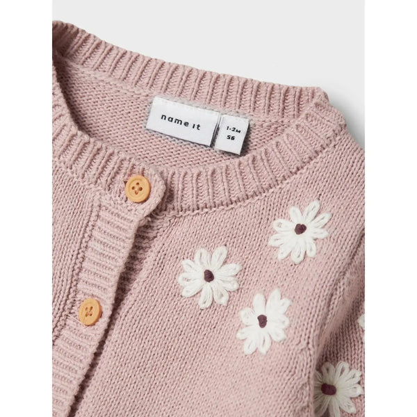 Name it Cardigan LAISY - Burnished Lilac-Cardigan-Name it-Ollifant.dk