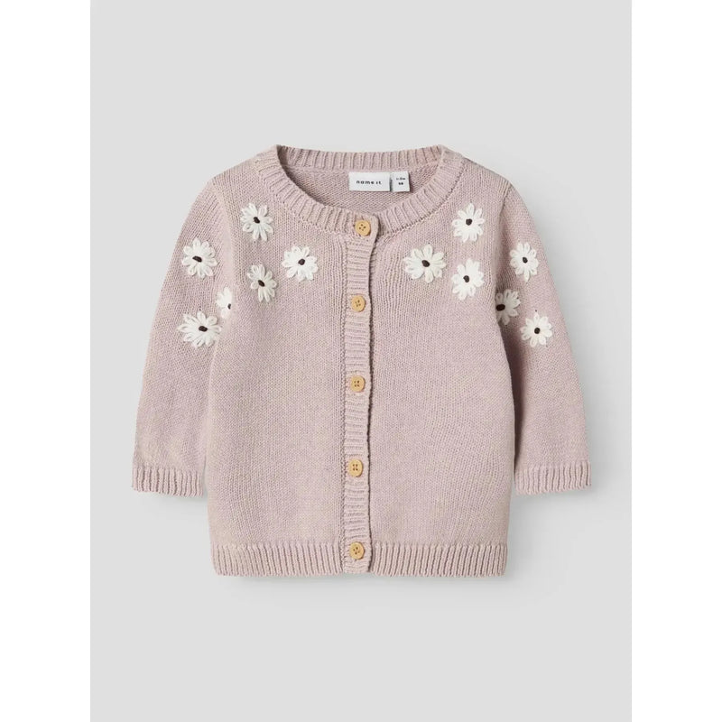 Name it Cardigan LAISY - Burnished Lilac-Cardigan-Name it-Ollifant.dk