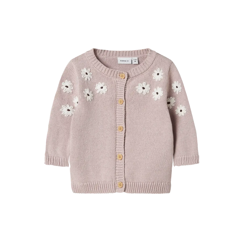 Name it Cardigan LAISY - Burnished Lilac-Cardigan-Name it-Ollifant.dk
