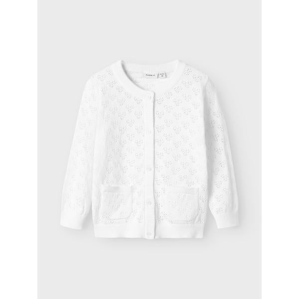 Name it Cardigan LOTTE - Bright white-Cardigan-Name it-Ollifant.dk