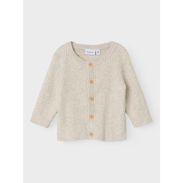Name it Cardigan NOBI - Peyote melange-Cardigan-Name it-Ollifant.dk