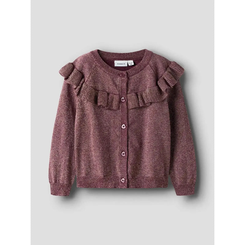 Name it Cardigan REFREJA - Burgundy-Cardigan-Name it-Ollifant.dk