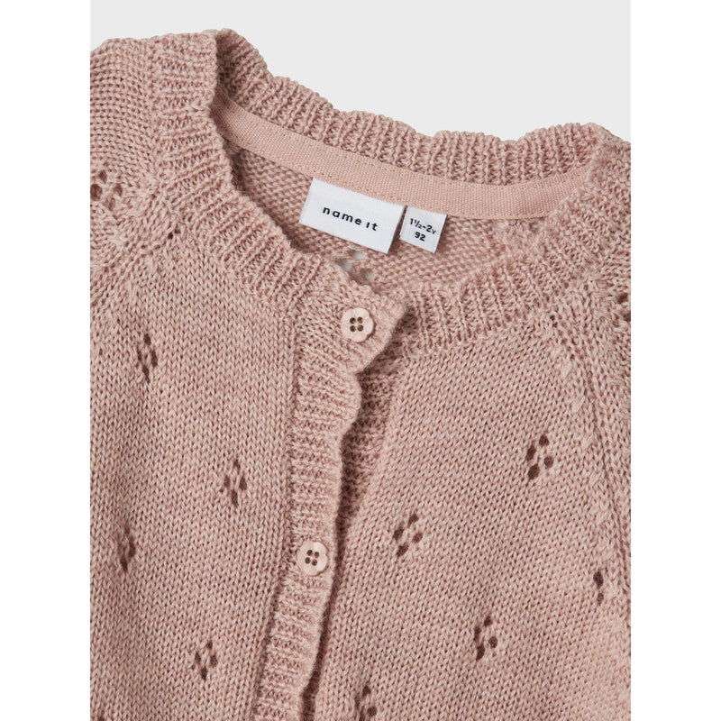 Name it Cardigan WRILLA ULD - Shadow Grey-Cardigan-Name it-Ollifant.dk