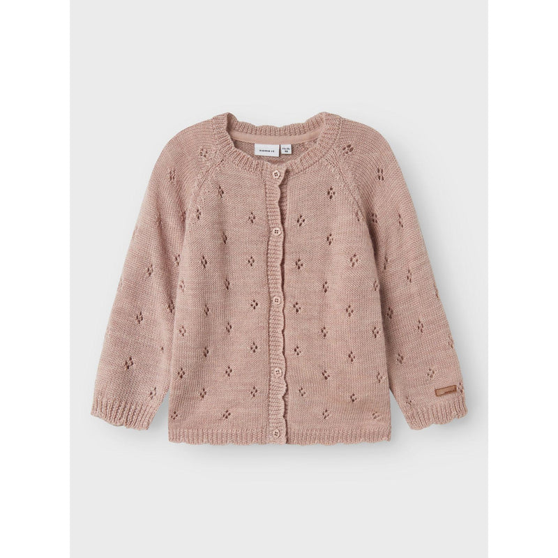 Name it Cardigan WRILLA ULD - Shadow Grey-Cardigan-Name it-Ollifant.dk
