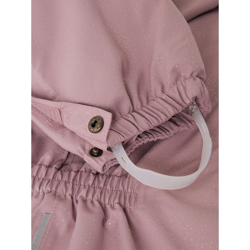 Name it Flyverdragt SNOW10 - Woodrose glitter-Flyverdragt-Name it-Ollifant.dk
