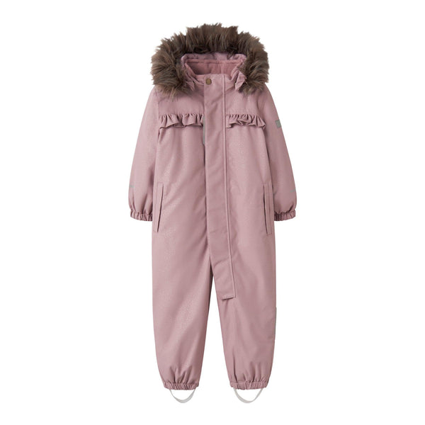 Name it Flyverdragt SNOW10 - Woodrose glitter-Flyverdragt-Name it-Ollifant.dk