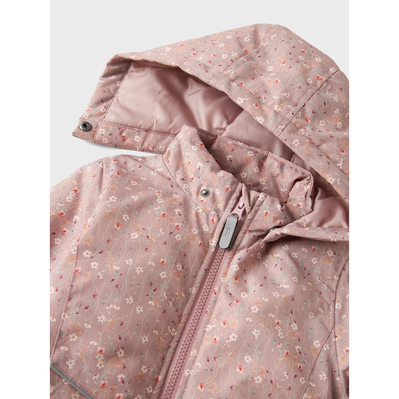 Name it Jakke MAXI - Woodrose flower-jakke-Name it-Ollifant.dk