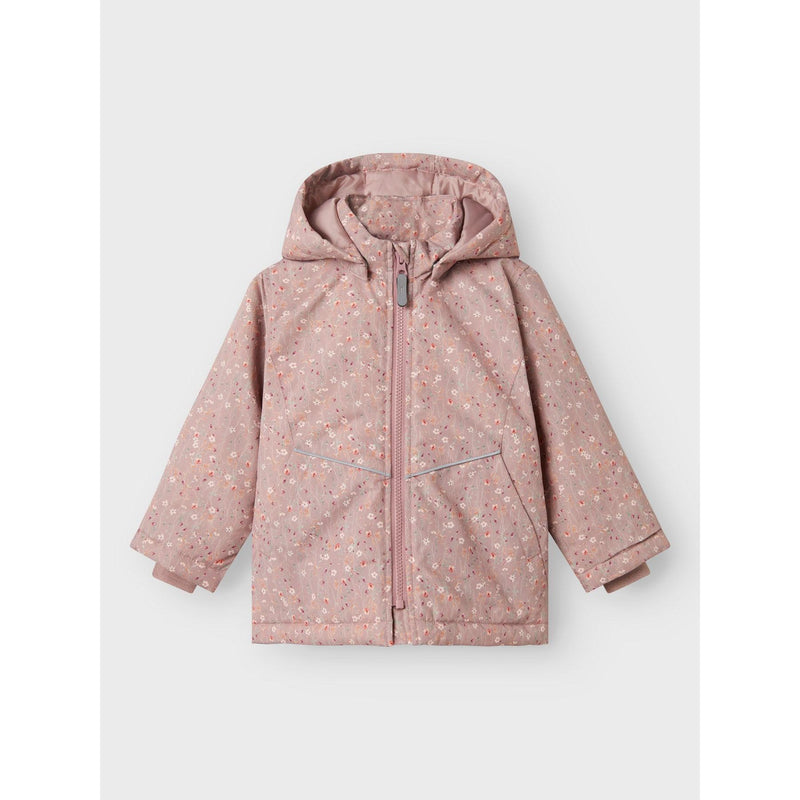 Name it Jakke MAXI - Woodrose flower-jakke-Name it-Ollifant.dk