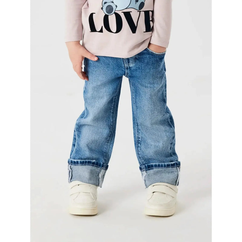 Name it Jeans ROSE - Medium Blue Denim-jeans-Name it-Ollifant.dk