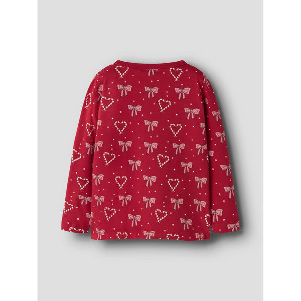 Name it Julebluse RI - Jester Red-bluse-Name it-Ollifant.dk