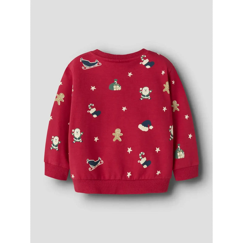 Name it Julebluse ROHOM - Jester Red-Trøje-Name it-Ollifant.dk