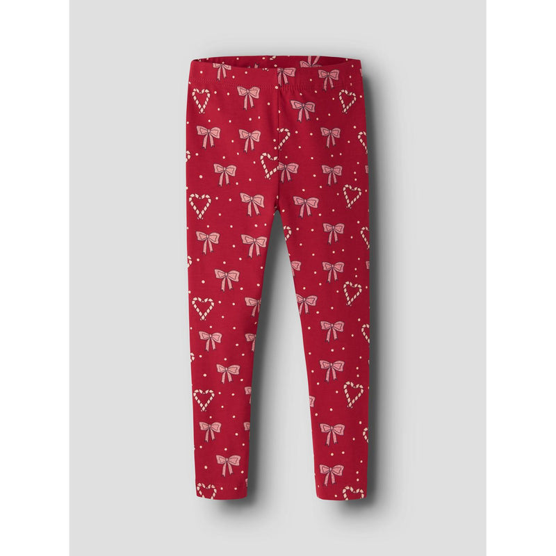Name it Juleleggings RI - Jester Red-Leggings-Name it-Ollifant.dk