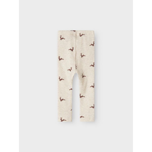 Name it juleleggings ROKO - Peyote Melange-Leggings-Name it-Ollifant.dk