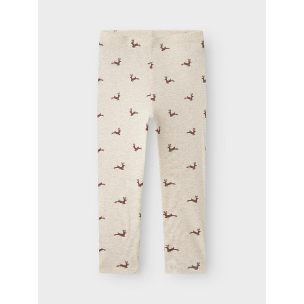 Name it juleleggings ROKO - Peyote Melange-Leggings-Name it-Ollifant.dk