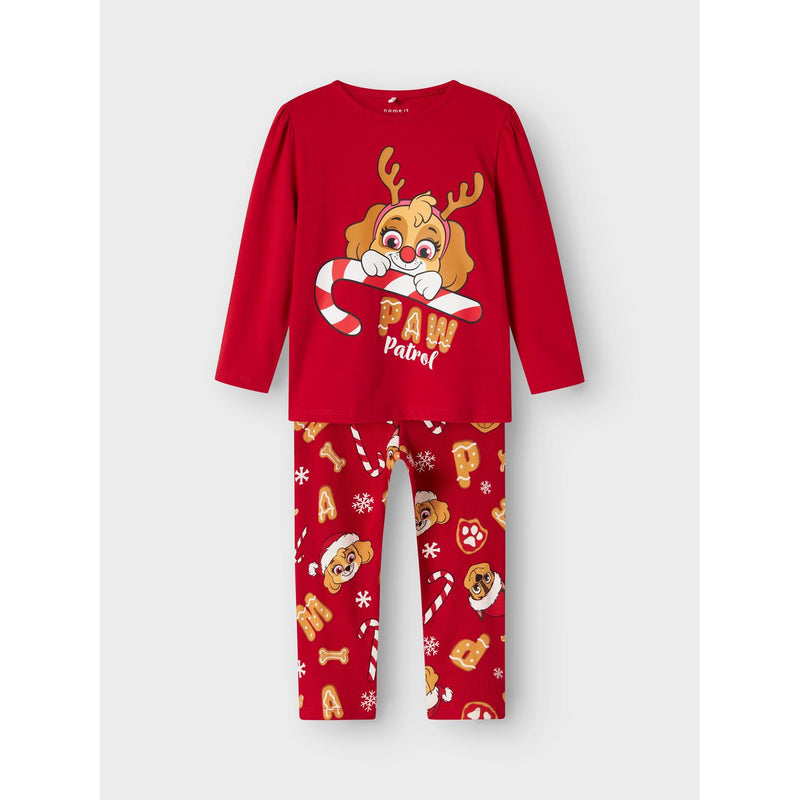 Name it julenattøj PAW PATROL SARBA - Barbados Cherry - FORUDBESTILLING-Nattøj-Name it-Ollifant.dk