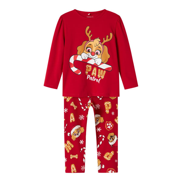 Name it julenattøj PAW PATROL SARBA - Barbados Cherry - FORUDBESTILLING-Nattøj-Name it-Ollifant.dk