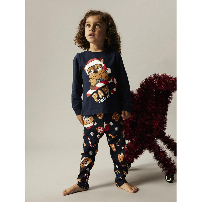 Name it Julenattøj PAW PATROL SLAVA - Navy Blazer - FORUDBESTILLING-Nattøj-Name it-Ollifant.dk
