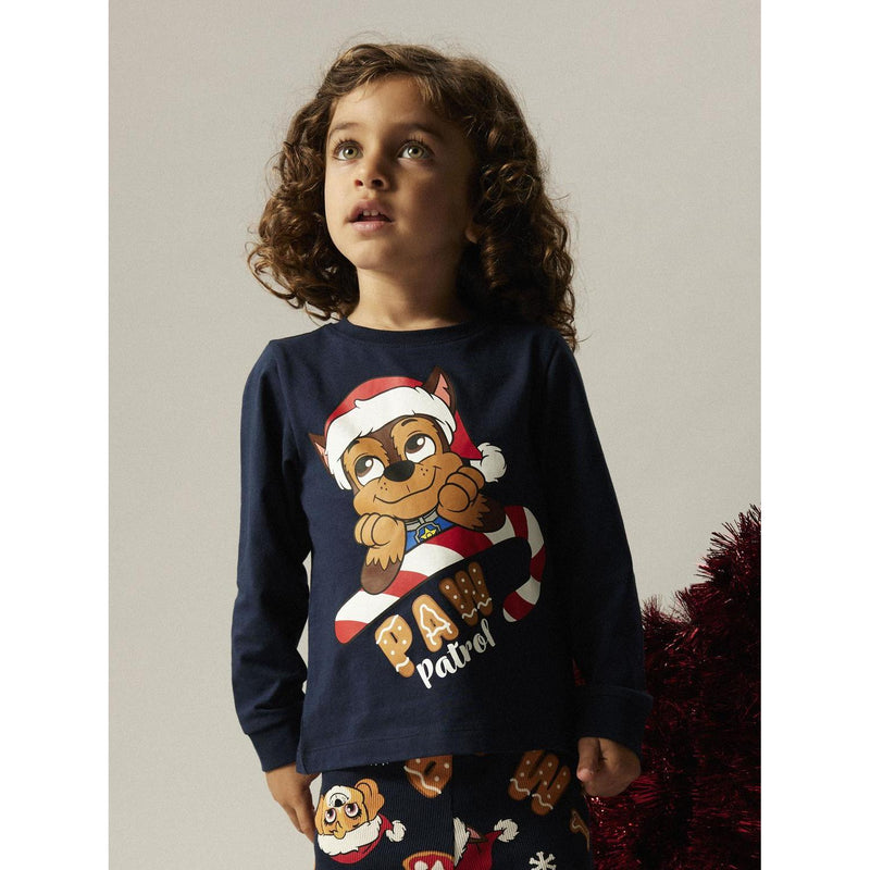 Name it Julenattøj PAW PATROL SLAVA - Navy Blazer-Nattøj-Name it-Ollifant.dk