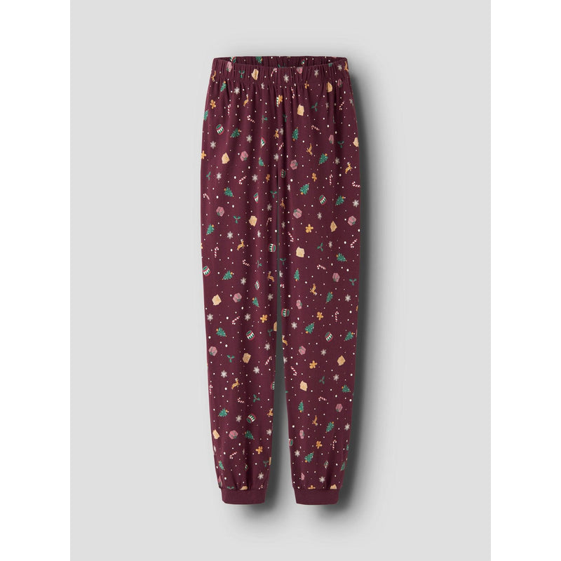 Name it Julenattøj VISMAS - Burgundy - VOKSEN - FORUDBESTILLING-Nattøj-Name it-Ollifant.dk
