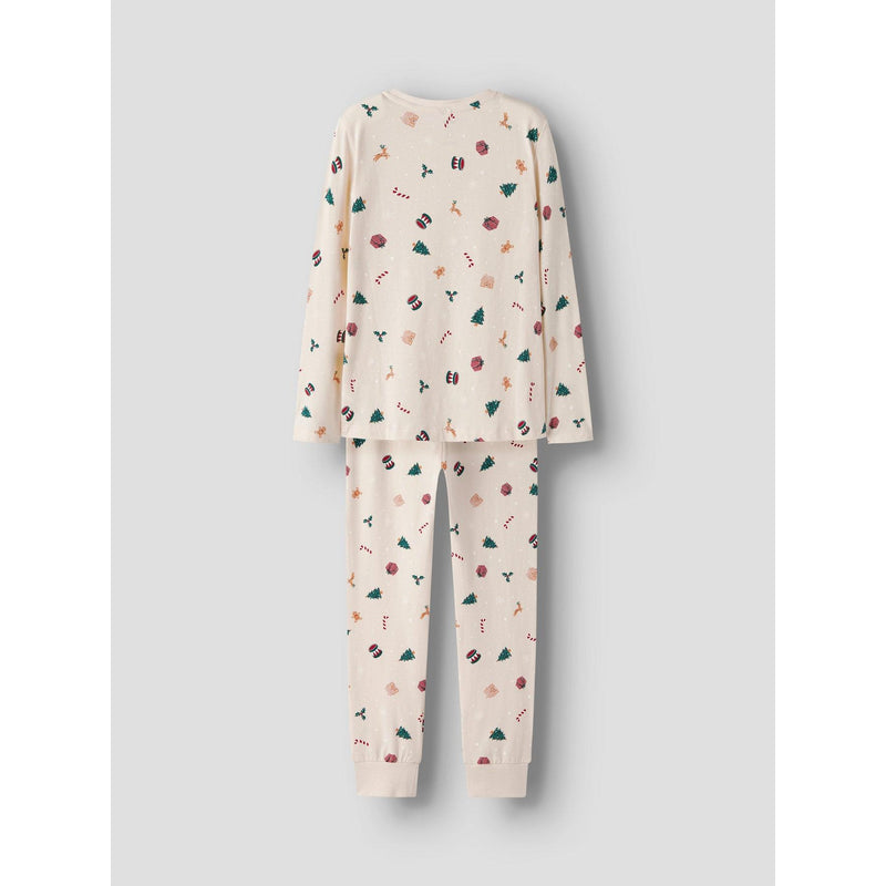 Name it Julenattøj VISMAS - KIDS - Whitecap Gray_Xmas-Nattøj-Name it-Ollifant.dk