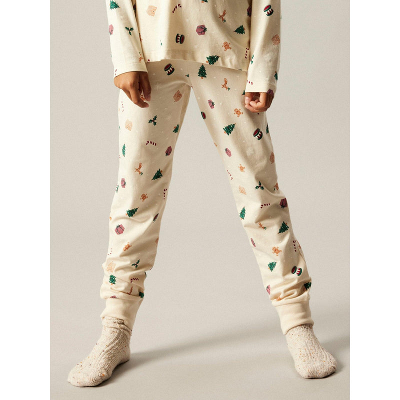 Name it Julenattøj VISMAS - KIDS - Whitecap Gray_Xmas-Nattøj-Name it-Ollifant.dk