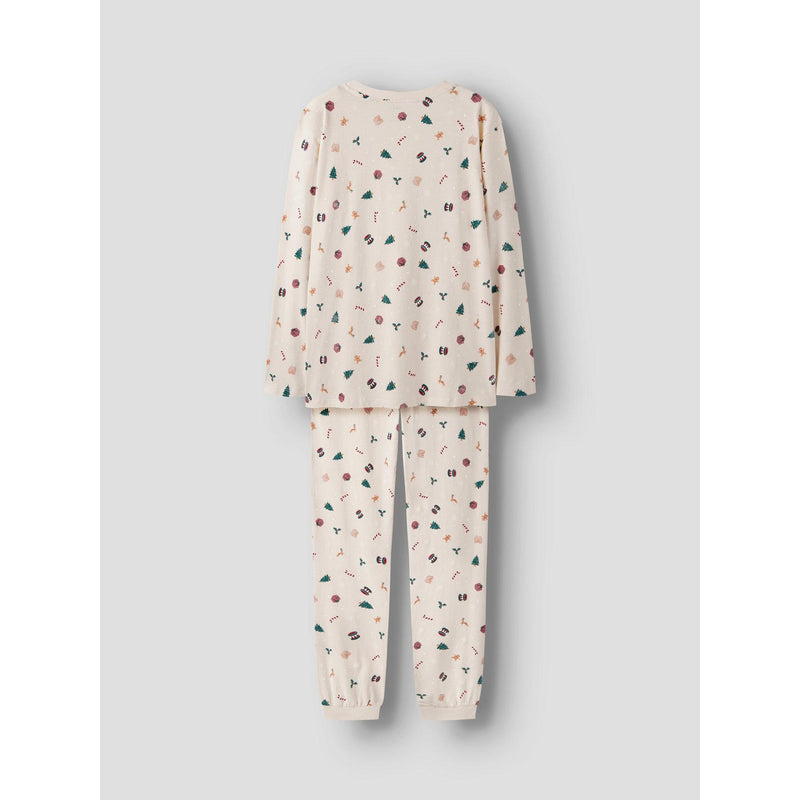 Name it Julenattøj VISMAS - Whitecap Gray - VOKSEN-Nattøj-Name it-Ollifant.dk