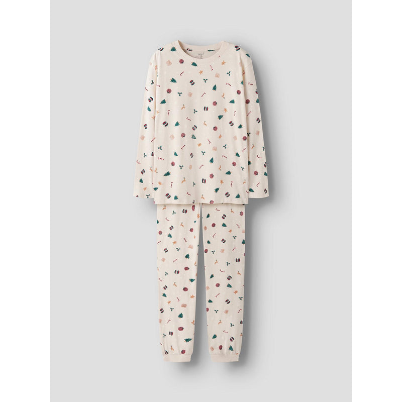 Name it Julenattøj VISMAS - Whitecap Gray - VOKSEN-Nattøj-Name it-Ollifant.dk