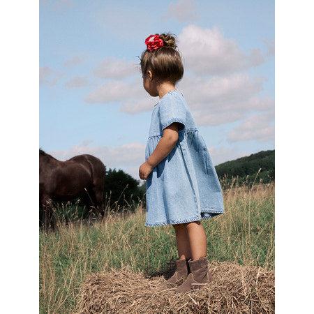 Name it Kjole GEMMA - Medium Blue Denim-kjole-Name it-Ollifant.dk