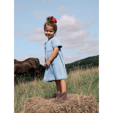 Name it Kjole GEMMA - Medium Blue Denim-kjole-Name it-Ollifant.dk