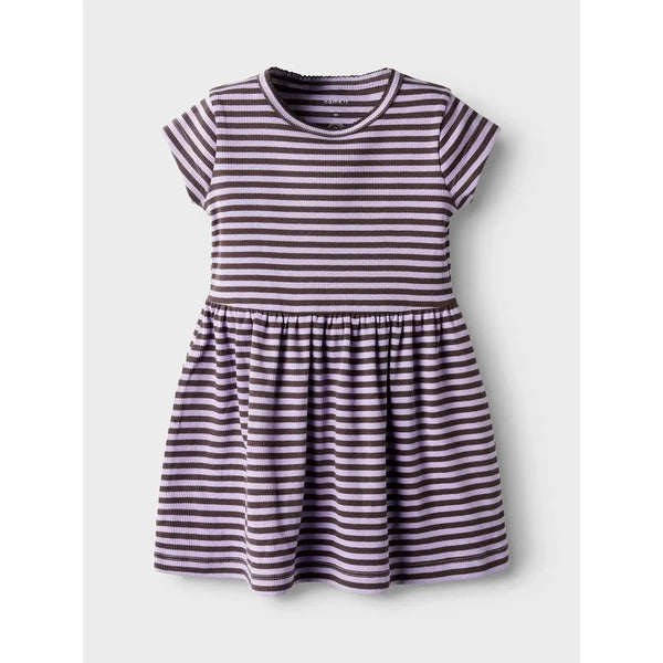 Name it Kjole HELINA SS - Lavendula-kjole-Name it-Ollifant.dk