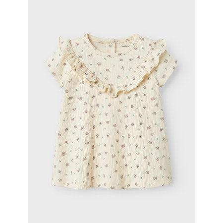 Name it Kjole JANNIS - Bleached Sand-Kjole-Name it-Ollifant.dk