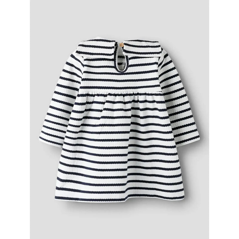 Name it kjole KATTIE - Cloud Dancer Sky Captain-Kjole-Name it-Ollifant.dk