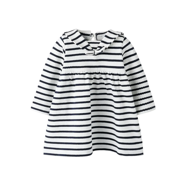 Name it kjole KATTIE - Cloud Dancer Sky Captain-Kjole-Name it-Ollifant.dk