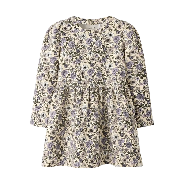 Name it kjole NIKALA - Big flower-Kjole-Name it-Ollifant.dk