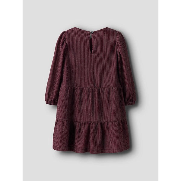 Name it Kjole RISILK - Burgundy-Kjole-Name it-Ollifant.dk