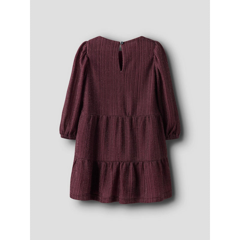 Name it Kjole RISILK - Burgundy-Kjole-Name it-Ollifant.dk