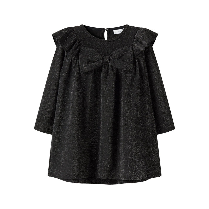 Name it Kjole ROISIN - Black-kjole-Name it-Ollifant.dk