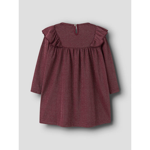 Name it Kjole ROISIN - Burgundy-kjole-Name it-Ollifant.dk