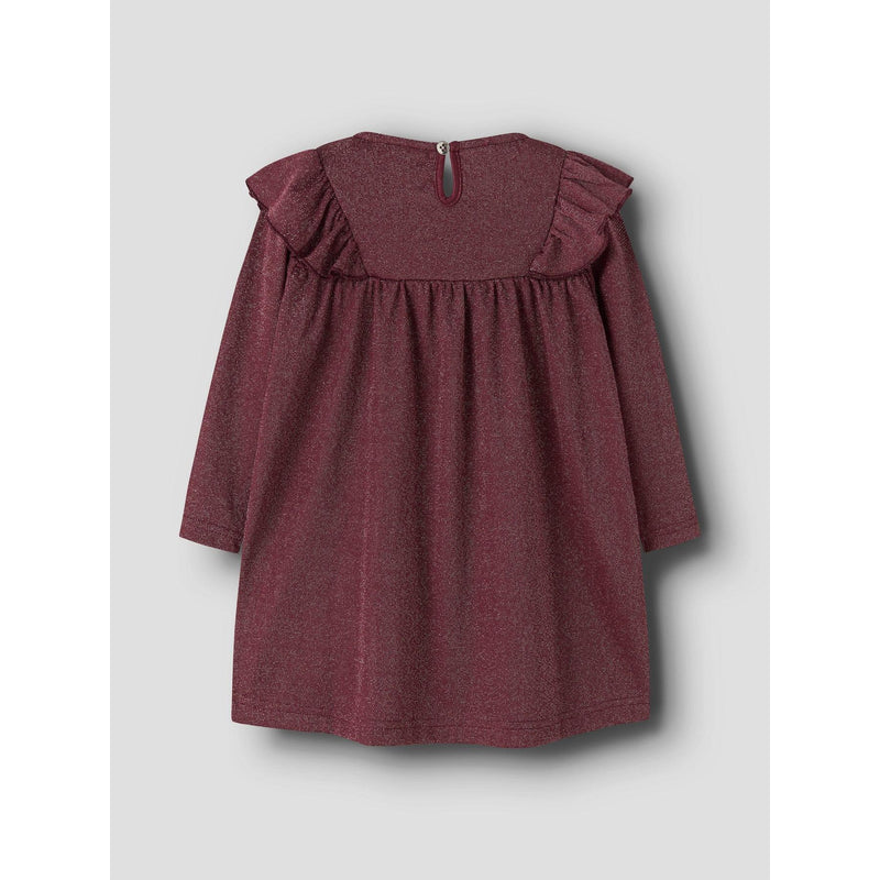 Name it Kjole ROISIN - Burgundy-kjole-Name it-Ollifant.dk
