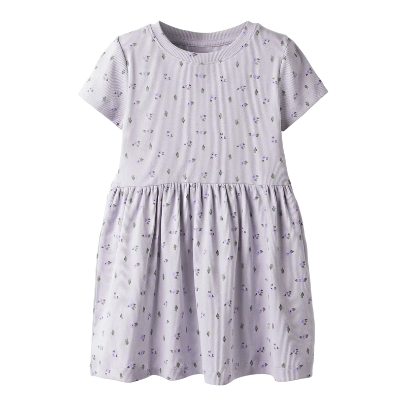 Name it Kjole SS HOFIE - Misty Lilac-Kjole-Name it-Ollifant.dk