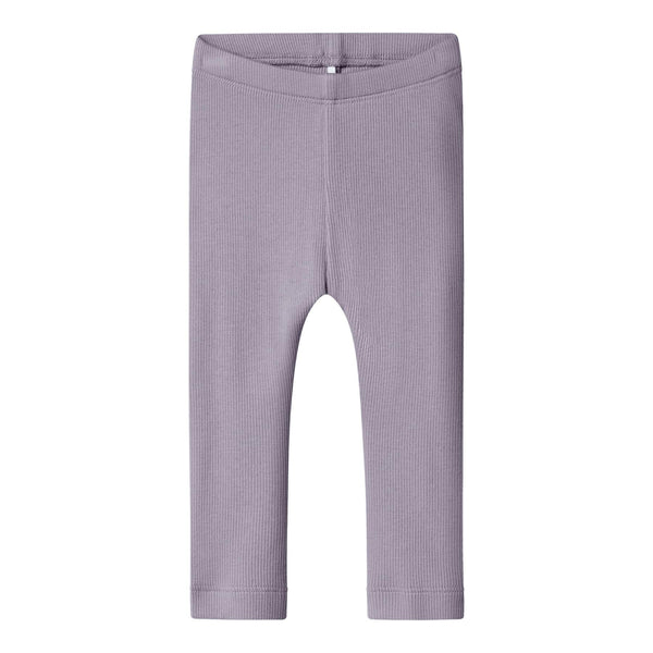 Name it legggings KAB NOOS - Lavender Grey-Leggings-Name it-Ollifant.dk