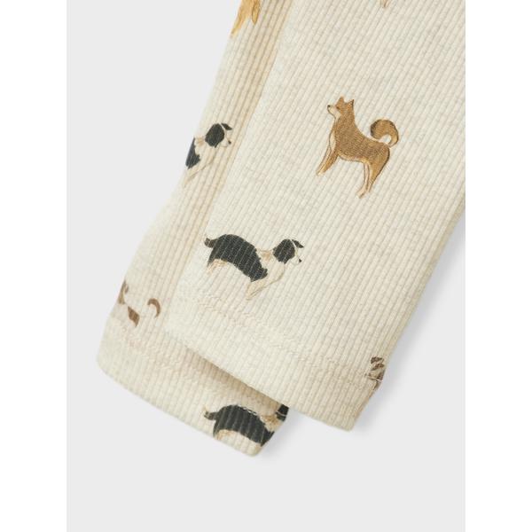 Name it Leggings BARK - Peyote melange-Leggings-Name it-Ollifant.dk