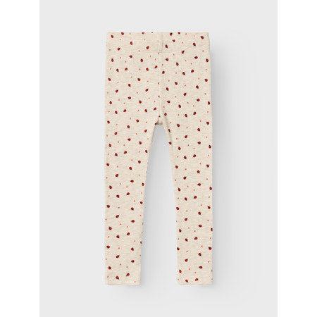 Name it Leggings DAB - Peyote Melange Mariehøns-Leggings-Name it-Ollifant.dk