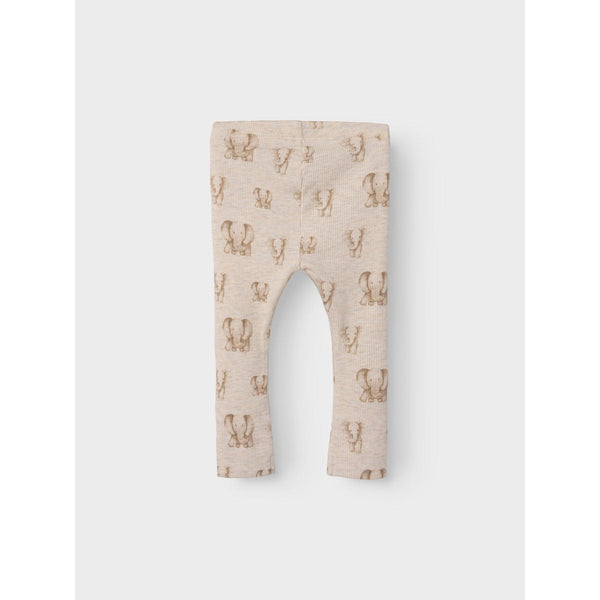 Name it Leggings DAM - Peyote Melange-Leggings-Name it-Ollifant.dk