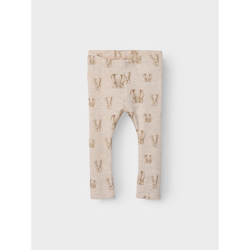 Name it Leggings DAM - Peyote Melange-Leggings-Name it-Ollifant.dk