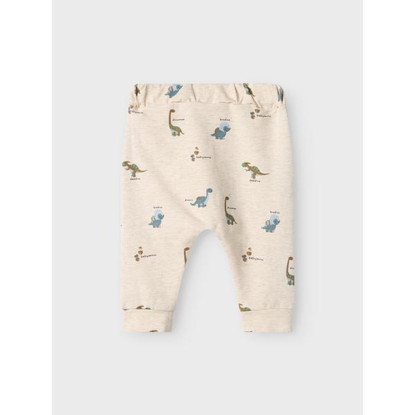 Name it Leggings DINOS - Peyote Melange-Leggings-Name it-Ollifant.dk
